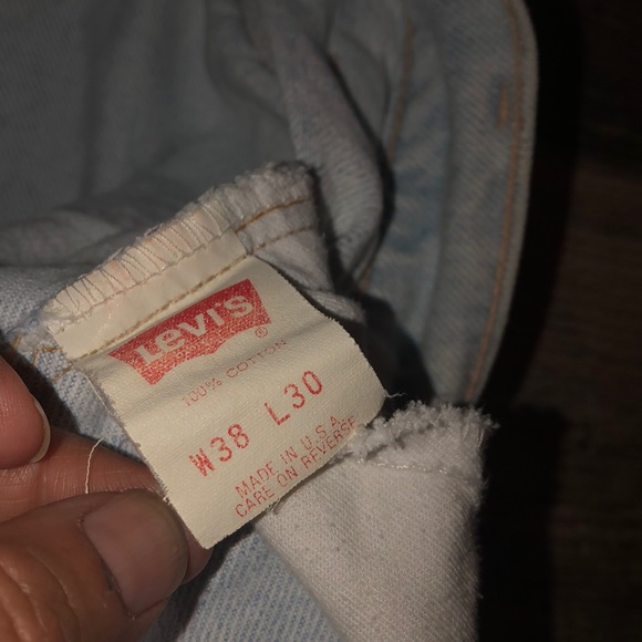 Vintage Levi Orange Tab Jeans - Picture 4 of 7